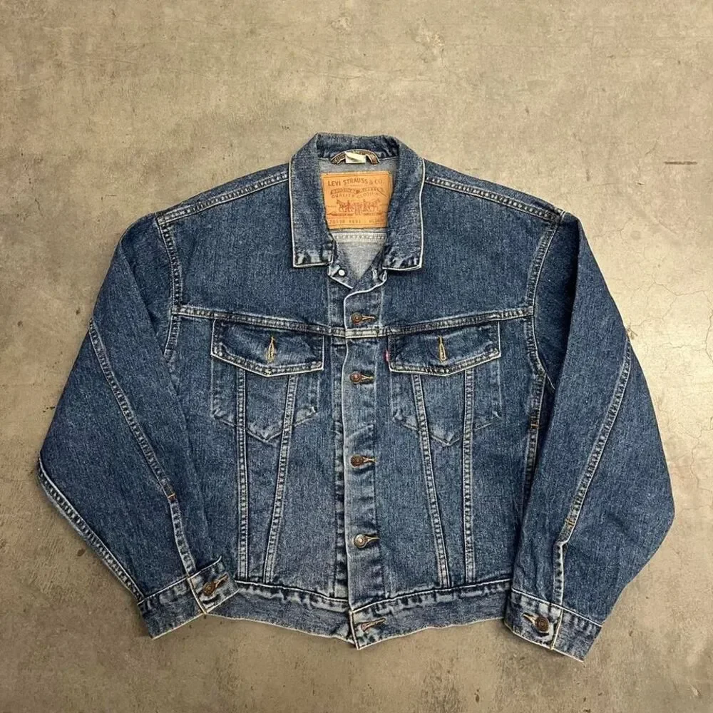 Vintage 90s paper tag Levi's denim jacket - Picture 1 of 5